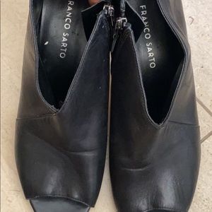 Franco Sarto peek a boo toe heel